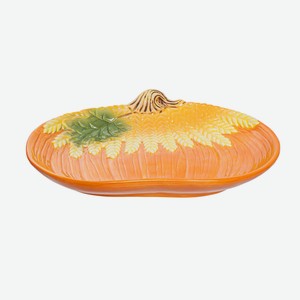 Декоративная тарелка  Тыква , 22х18 см, в ассортименте