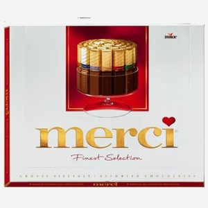 Кондитерские изделия Набор шоколадных конфет Merci 400гр 400г
