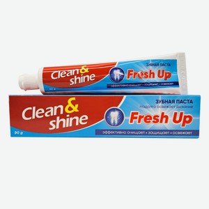 Зубная паста CLEAN&SHINE Fresh Up Отбеливающая 90гр/120мл