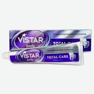 Зубная паста VISTAR Total Care 190гр/160мл