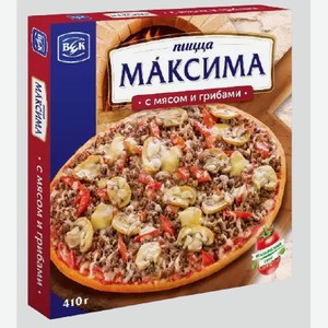 Пицца Максима Век мясо с грибами 410г