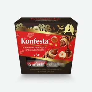 Конфеты Konfesta С Шоколадно-ореховой Начинкой Гост 150г