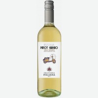 Вино   Trattoria Italiana   Пино Гриджио, белое полусухое, 0,75 л
