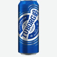 Пиво светлое   Tuborg   Green, безалкогольное, 0,5%, 0,45 л