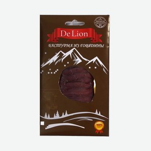 Бастурма De Lion из говядины, сыровяленая, нарезка, 50 г