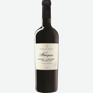 Вино Fanagoria Авторское вино Каберне-Саперави-Красностоп красное сухое 12-14% 750мл