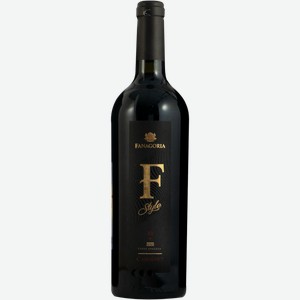 Вино красное сухое стиль №3 Каберне ЗГУ фанагория ф стайл Фанагория с/б, 0,75 л