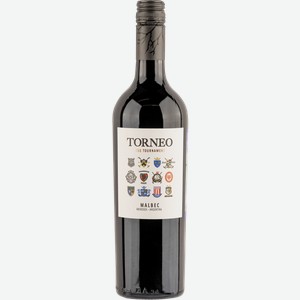 Вино красное сухое стиль №2 Мальбек Мендоса торнео Рурал Бодегас с/б, 0,75 л