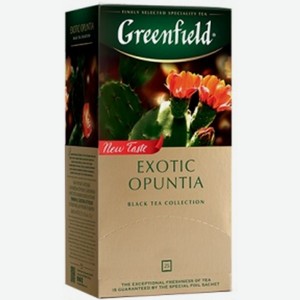 Чай черный Greenfield Exotic Opuntia в пакетиках, 25 шт