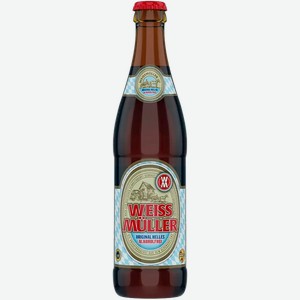 Пиво Безалкогольное 0,0% Вейсмюллер Ориджинал Хель Вейсмюллер с/б, 0,5 л