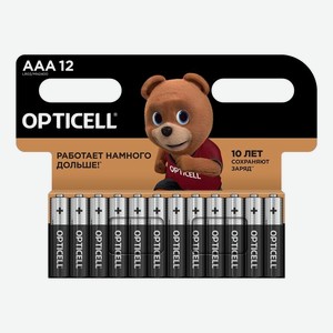 Батарейки Opticell Basic AAA, 12шт Китай