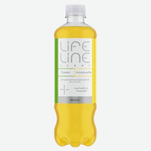 Напиток витаминизированный Lifeline Recess Light негазированный со вкусом Гуавы и Маракуйи, 0,5 л