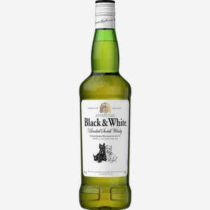 Виски купажированный Black & White 40 % алк., Шотландия, 0,7 л
