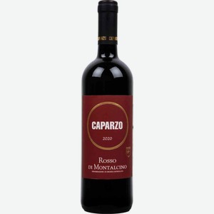 Вино Caparzo Roso di Montalcino красное сухое 13,5 % алк., Италия, 0,75 л