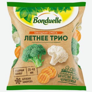 Смесь овощная быстрозамороженная Bonduelle Летнее трио, 400 г