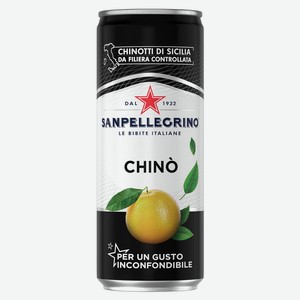 Напиток газированный Sanpellegrino Chino с экстрактом померанца, 0,33 л