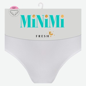 Трусы женские MINIMI MF222 Slip - Bianco, без дизайна, 50