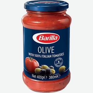 Barilla Olive, соус томатный с оливками