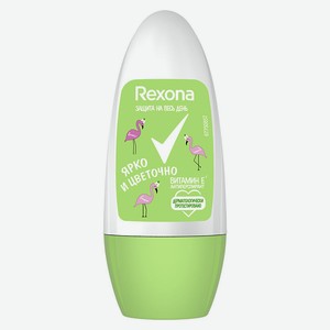Дезодорант Rexona Ярко и цветочно шариковый, 50 мл