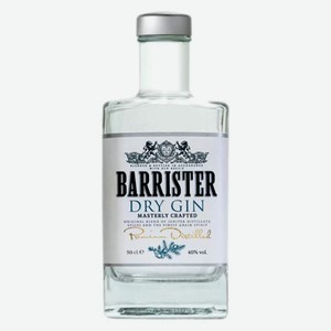 Джин  Barrister  Dry Gin, 0.5 л