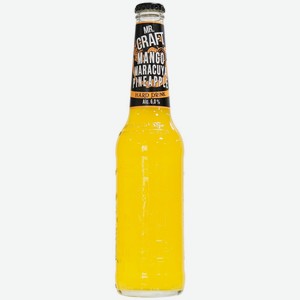Напиток пивной MR.CRAFT со вкусом манго, маракуйи и ананаса пастер. алк.6,0% ст., Россия, 0.42 L