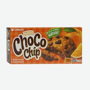 Печенье Сдобное Чоко-чип С Кусочками Шоколада/апельсина 120г Орион