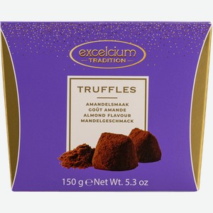 Трюфели шоколадные Эксельциум с миндлем Чокмод кор, 150 г