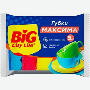 Губка для посуды Big City Life Максима 5шт