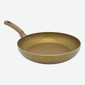 Сковорода глубокая Vari Этно коричневая с золотом 28 см