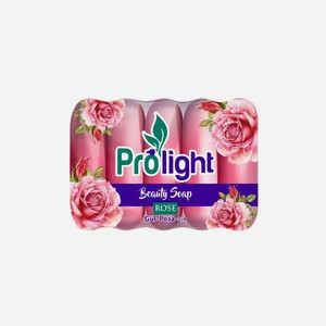 Мыло туалетное <Prolight> Роза 5*55г Турция
