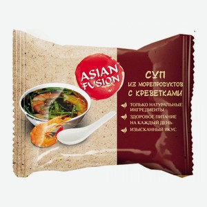 Суп Asian Fusion из морепродуктов с креветками, 12 г