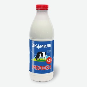 Молоко Экомилк 3,2% 930мл