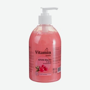 Крем-мыло  Vitamin family , 500 мл