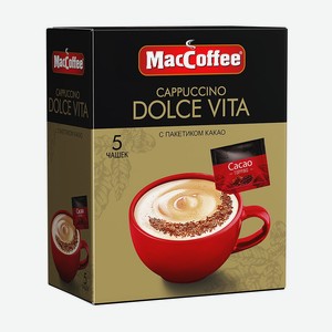 Напиток кофейный  Cappuccino Dolce Vita , MacCoffee, 5х24 г