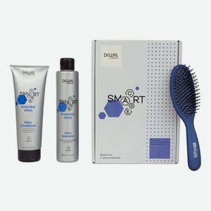 Набор для ежедневного блеска волос Smart Care Everyday Gloss (шампунь 300мл + кондиционер 250мл + щетка для волос)