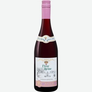 Вино красное Fleur de la Reine сухое 11% 2020, 0.75 л
