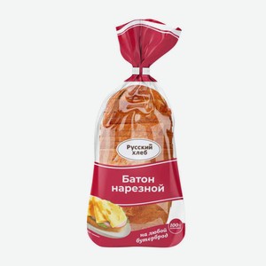 Батон нарезной Русский хлеб нарезанный, 400 г