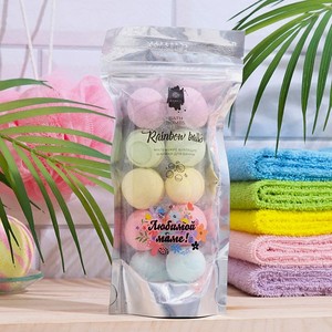 Бомбочки Fabrik Cosmetology для ванны Rainbow balls «Любимой маме» 150 г