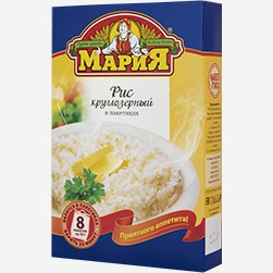 Рис Мария, Круглозёрный, В Пакетиках, 400 Г