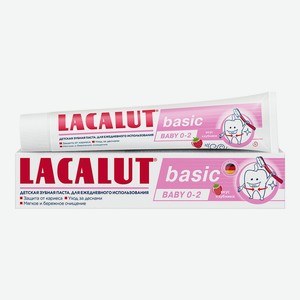 Зубная паста Lacalut детская Basic baby 0 - 2 лет, 60 г