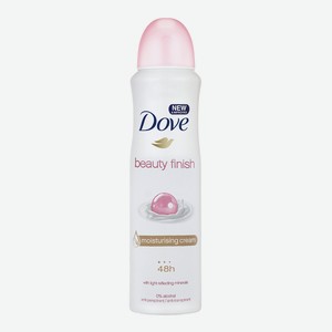 Дезодорант женский Dove Beauty finish, аэрозоль, стикер, 150 мл