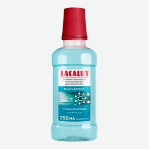 Ополаскиватель для полости рта Lacalut Multi-effect антибактериальный, 250 мл