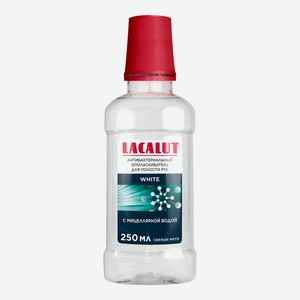 Ополаскиватель для полости рта Lacalut White антибактериальный, 250 мл