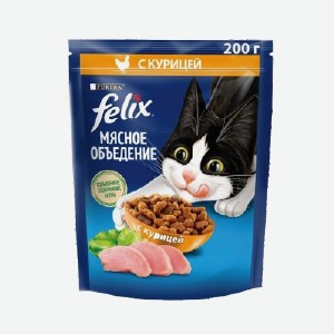 Корм для кошек  Felix , мясное объедение, 200 г