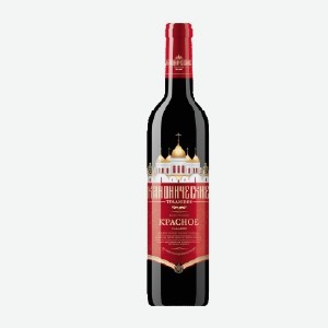 Вино  Канонические Традиции , красное сладкое, красное полусладкое, 12%, 0,7 л