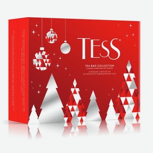 Подарочный набор чая TESS Эксклюзивная коллекция 12 видов, 48пак