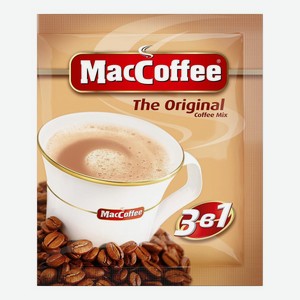 Кофейный напиток MacCoffee 3 в 1 Оригинал растворимый 20 г
