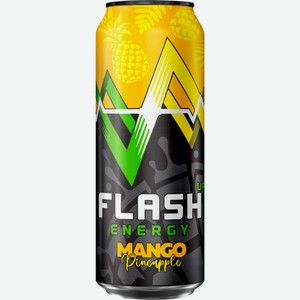 Напиток Flash Up Энергетический Манго-ананас безалкогольный