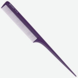 Zinger Расческа Dewal Beauty с пластиковым хвостиком фиолетовая, 20,5 см