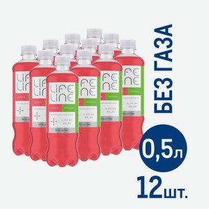 Напиток витаминный Lifeline арбуз-яблоко негазированный, 500мл x 12 шт Россия